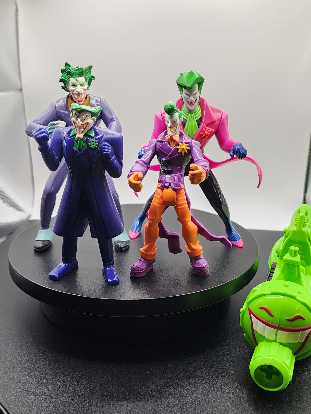 DC Comics Joker Action Figure Lot - Mattel Power Attack Mallet Smasher & More